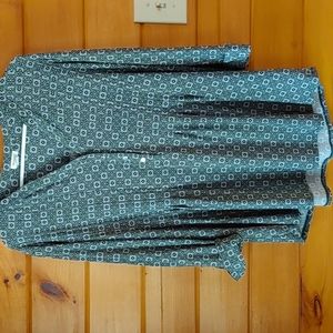 Women's popover top 2x
